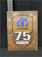 75 Years of Mopar Metal Sign