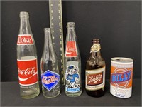 Group of Collectible Bottles and Cans