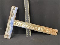 Vintage Merita Bread Door Push Sign