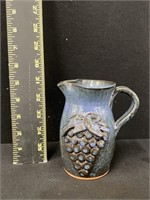 Richard Kale Blue Grape Pottery Pitcher