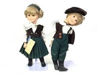 Engel-Puppe German Boy & Girl Doll Set