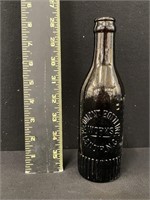 Piedmont Bottling Works - Lenoir, NC Amber Bottle