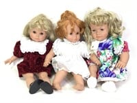 3 Vtg Lissi German Dolls