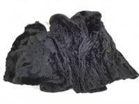 Vtg Steigers Fur Coat, Shawl & Garment Bag