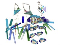 Misc. Stained Glass Wind Chime Parts & Pieces