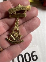 Antique Chase Miles Masonic Medal