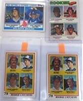 (3) 1977 and 1978 Rookie Catchers Incl Dale Murphy