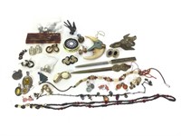 Assorted Costume Jewelry, Letter Openers +