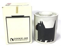 Taylor & Ng. Scottie Dog Lidded Cookie Jar