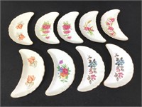 9 Chadwick Japan Crescent Bone China Dishes