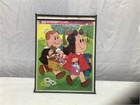 Vtg Little LuLu Frame Tray Puzzle picture on back