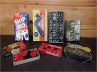 vintage games checkers dominos puzzles