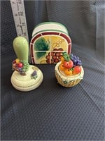 Napkin Holder, Kitchen Timer