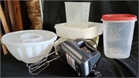 Storage Containers & Kitchen Aid Mixer