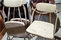 Vintage Folding Card Table Chairs
