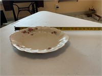 Vintage Rose plater East Palestine Pottery