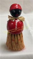 Vintage Black Americana Figural Whisk Broom