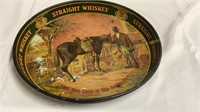 Vintage Green River Whiskey Advertising Tray