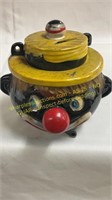 Vintage Black Americana Clown Face Bank