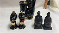 Black Americana Salt & Pepper Shaker, Figures