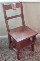 Benjamin Franklin Library 3 Step Ladder Chair