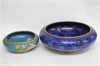 Two Chinese Cloisonne Washer