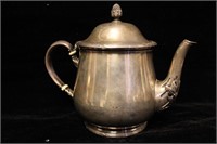 French Odiot Sterling Silver Teapot w Hallmark