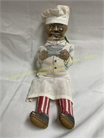 Folk Art Advertising cream of wheat cloth doll