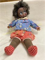 Folk Art doll with cloth body