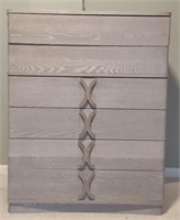 Triangle Brand Highboy Gray 6 Drawer Dresser, 3'