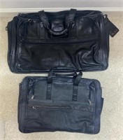 Tumi and Jourdan Leather Carryon Luggage Bags, 18