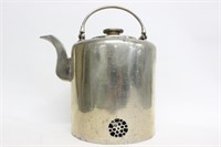 Chinese Brass Warmer Teapot
