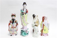 Four Chinese Porcelain Figurines