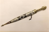 Caucasian Dagger decorated w Enamel