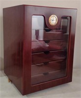 Wood Cigar Humidor Box, 1' x 1' x 16"