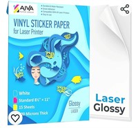 Printable Vinyl Sticker Paper forLaser Printer