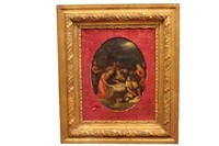 18th.C Oil on Copper Religious Painting