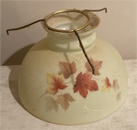 Hurricane Lamp Glass Shade, 9x8in