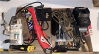 Assorted Hand Tools, Work Lights and Accessories