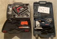 Bosch 587AVS Jigsaw and Accuset A100LS Nailer