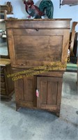 Primitive Drop front desk w/storage