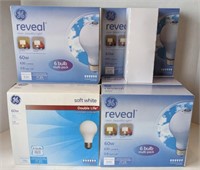 Lot of GE 60 Watt Bulbs 56 Total Bulbs