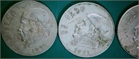 1971 Mexican Peso X 3 Silver Content