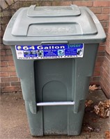 64 Gallon Rolling Trash Can (32x24x40in)