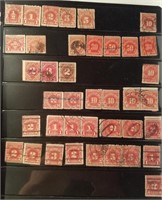 Mixed sheet Postage due stamps 39 Stamps