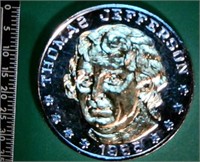 1985 Jefferson 185th Annv. Commemorative Coin
