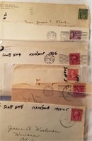6 Covers with Stamps 1920-30 Research
