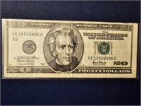 2001 Twenty Dollar Bill