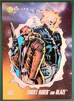 1992 Marvel Ghost Rider and Blaze Card