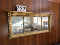 Vintage wall mirror, 58"X25"